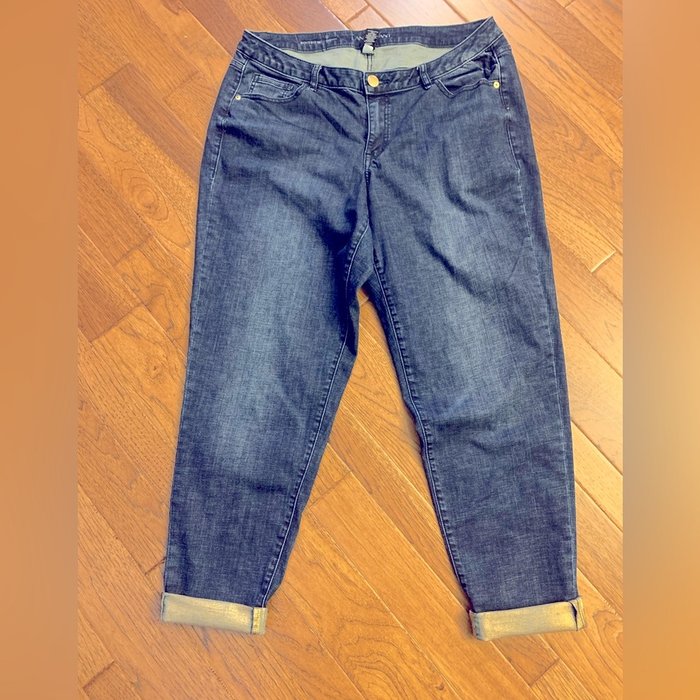 Lane Bryant Boyfriend Blue jean